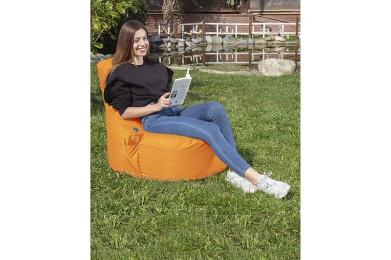 Vikki Sittsäck Utomhus 70 cm Orange - Utemöbler - Utestolar & fåtöljer - Sittsäckar