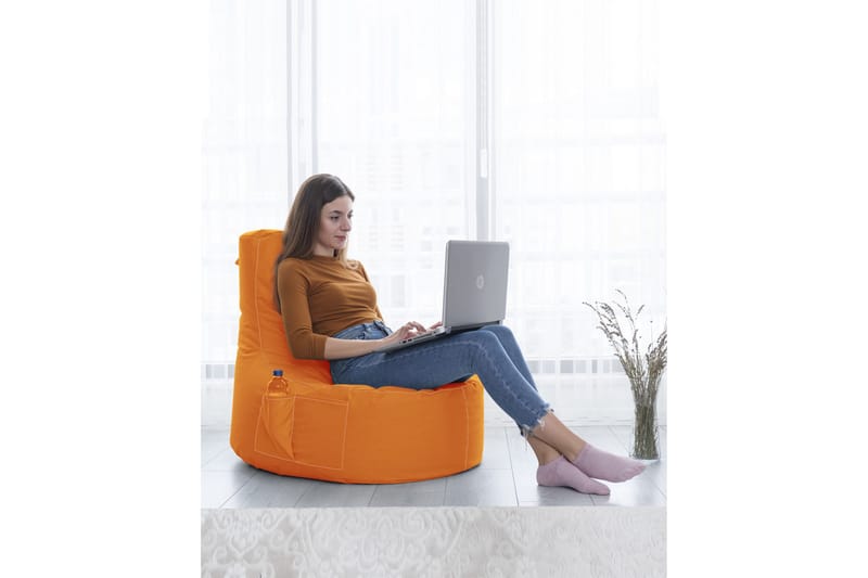 Vikki Sittsäck Utomhus 70 cm Orange - Utemöbler - Utestolar & fåtöljer - Sittsäckar