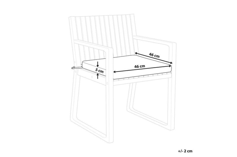 TORARED Stol 8-pack med Dyna Natur/Blå - Utemöbler - Utestolar & fåtöljer - Matstolar ute