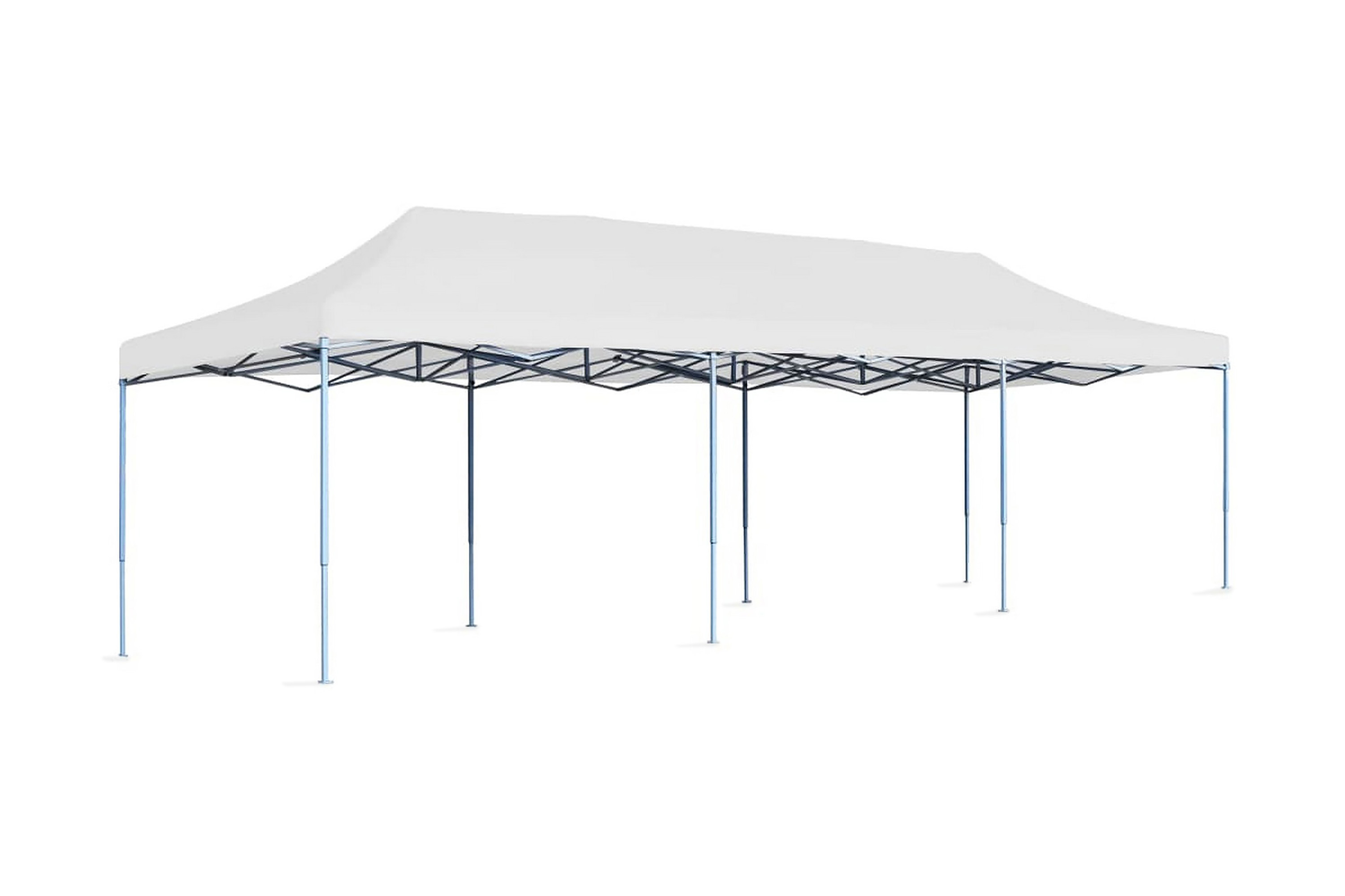 Pop-Up hopfällbart partytält 3×9 m vit – Vit